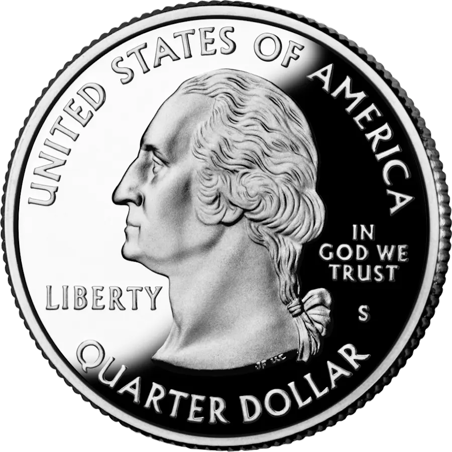 Alabama state quarter obverse