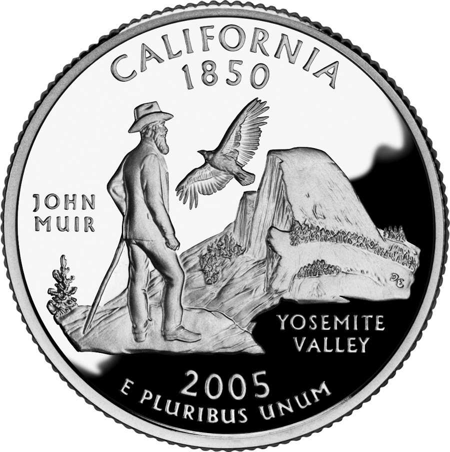 California state quarter reverse