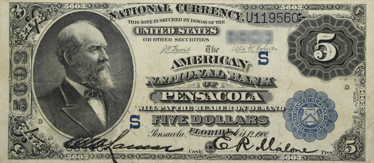 Examples of valuable currency from Florida