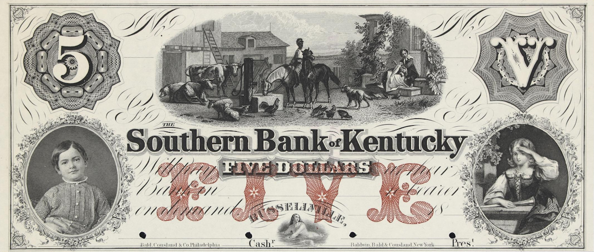 Examples of valuable currency from Kentucky