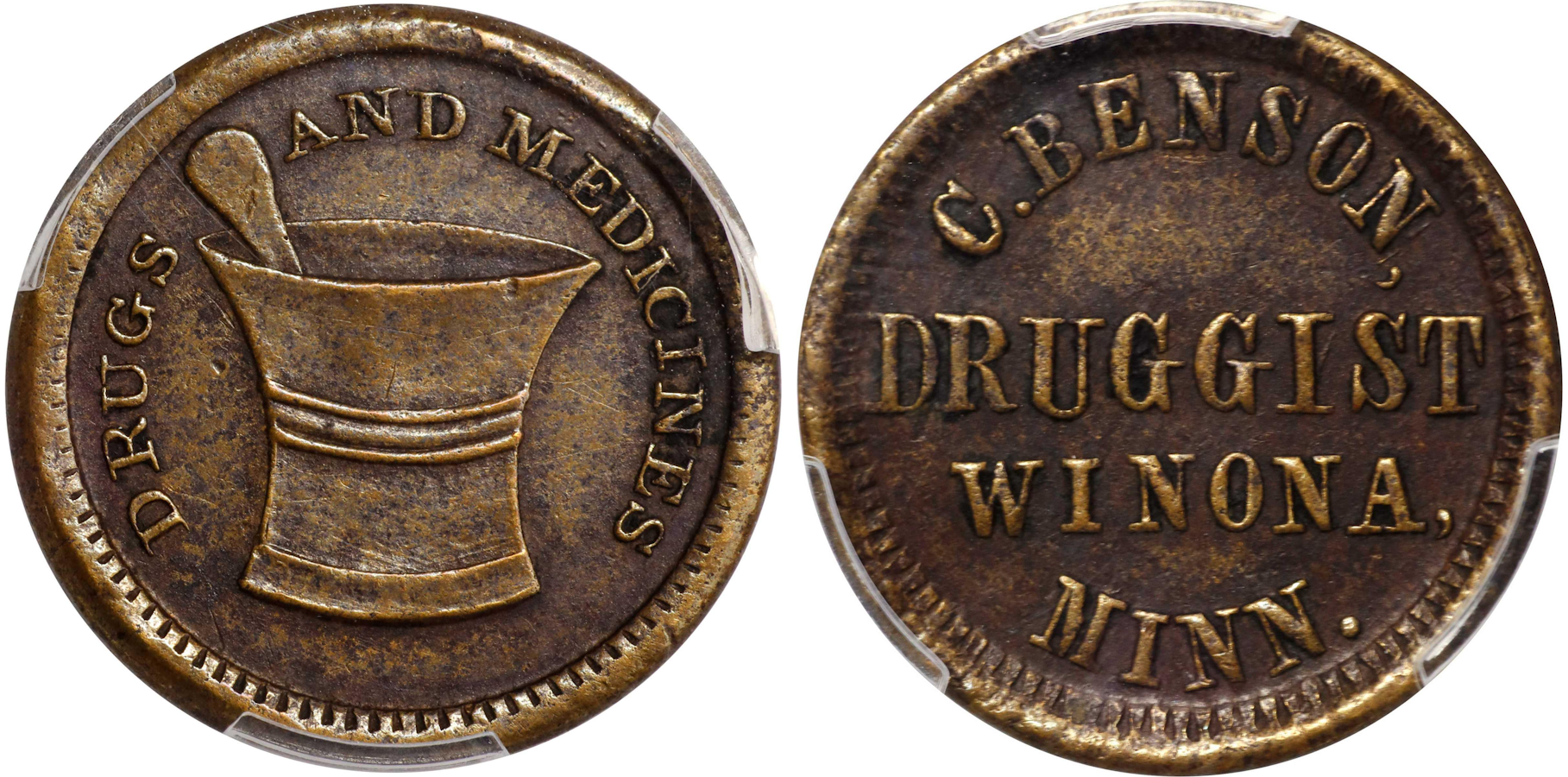 A collection of rare coins from Minnesota
