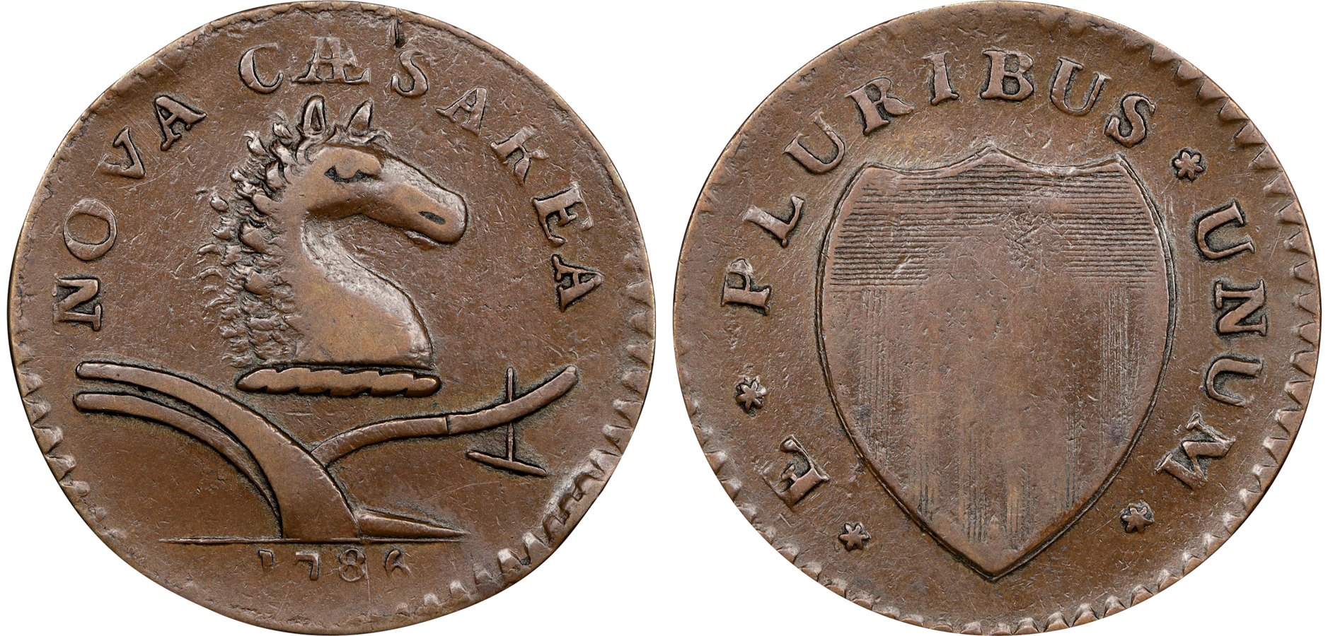 A collection of rare coins from New Jersey