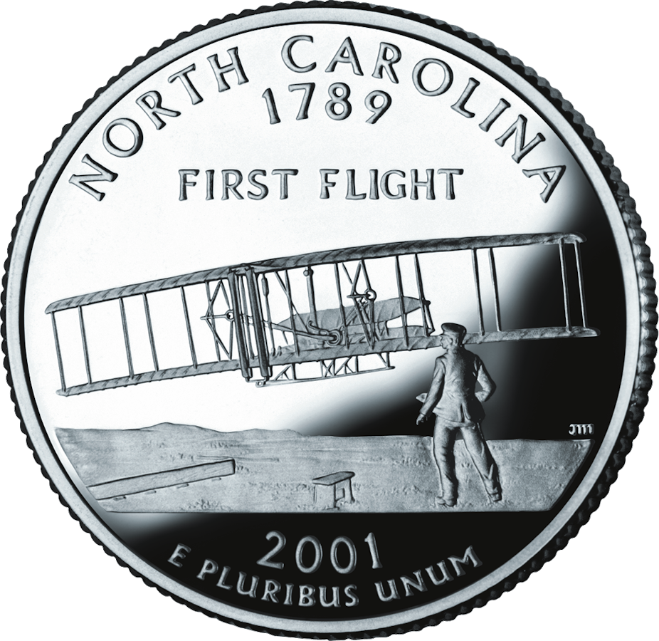 North Carolina state quarter reverse