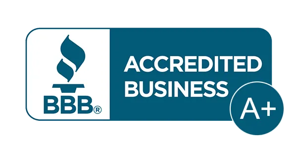 BBB Accredited Business A+ logo
