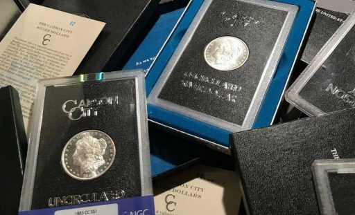 Find out your GSA Hoard Carson City Morgan silver dollar values with a Free Appraisal and Offer To Purchase.