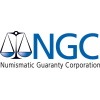 The logo for NGC, a world-renowned and trusted name in expert coin grading services.