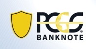The logo for PCGS Banknote, a top-tier and trusted paper currency grading service.