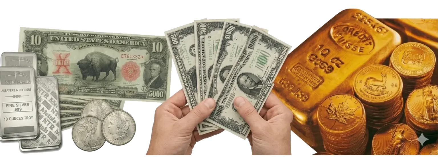 Read more about the article The Rewards of Collecting Tangible Assets: Rare Coins, Paper Currency, and Gold and Silver Bullion