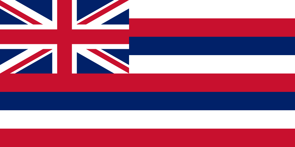 The Hawaii state flag, representing our service as a trusted Hawaii coin dealer.