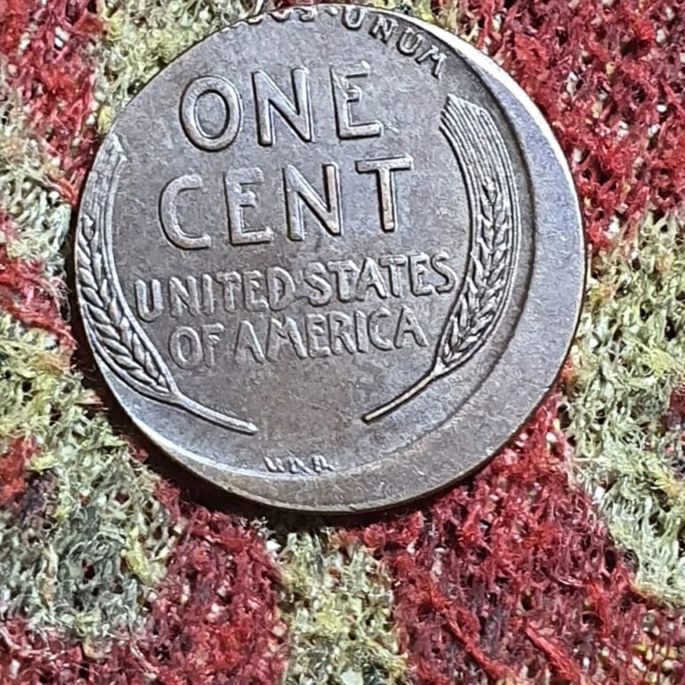 Counterfeit 1909-S VDB Lincoln cent, reverse