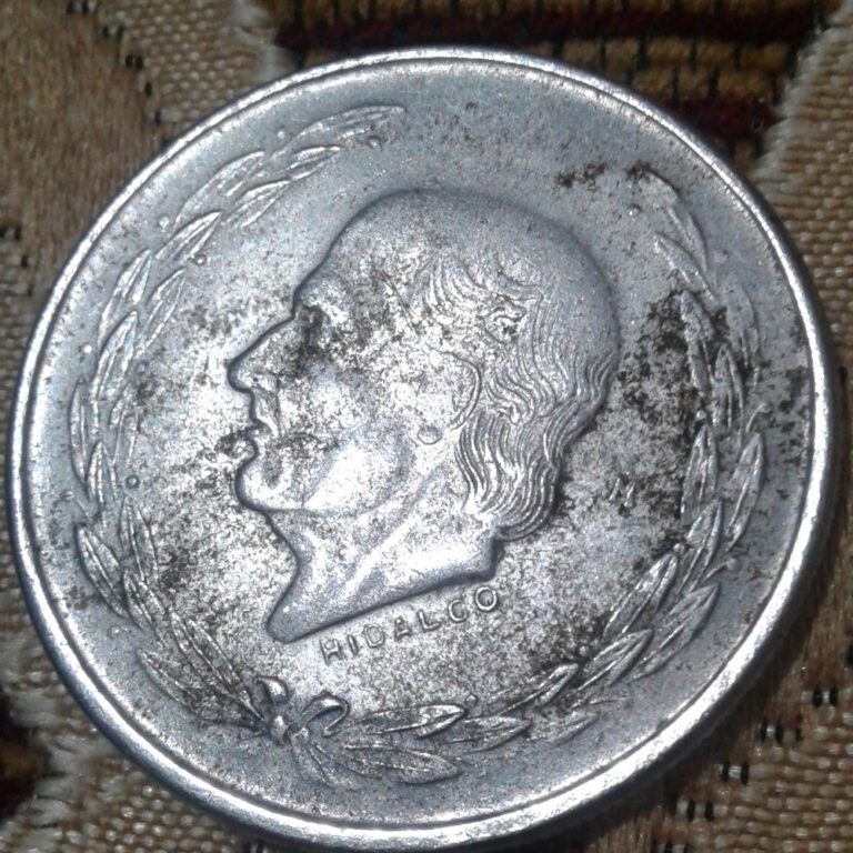 Counterfeit 1951 Mexico 5 pesos (Hidalgo), obverse