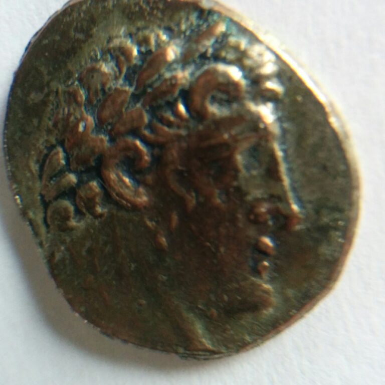 Counterfeit Ptolemaic tetradrachm, obverse