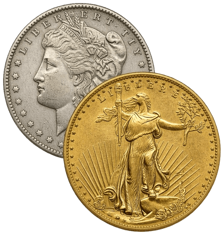 Gold and silver dollar coins, a tangible hedge - show us yours for a free appraisal from American Rarities