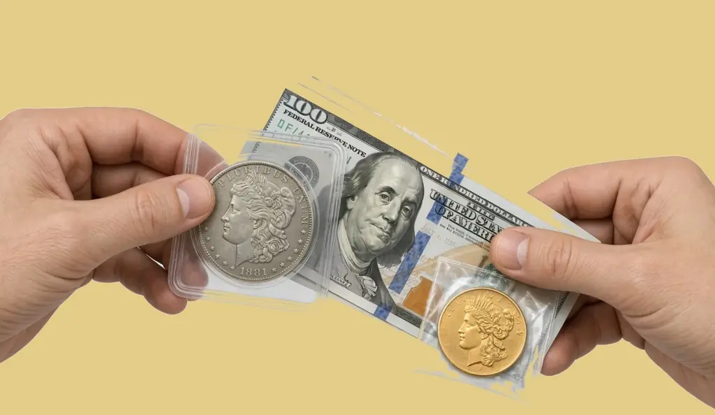 Protect your coins and cash with proper storage - then show us what you have for an appraisal