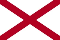 The Alabama state flag, representing our service as a trusted Alabama coin dealer.