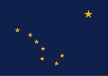 The Alaska state flag, representing our service as a trusted Alaska coin dealer.