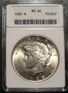 anacs-sample-slab sample of a pcgs certified coin