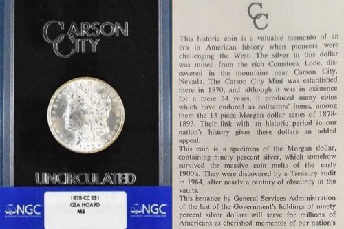 Buying GSA Hoard Morgan Silver Dollars from the Carson City Mint