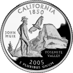 california-state-quarter-reverse Reverse of the California state quarter, valued by an expert California coin dealer.