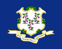 The Connecticut state flag, representing our service as a trusted Connecticut coin dealer.