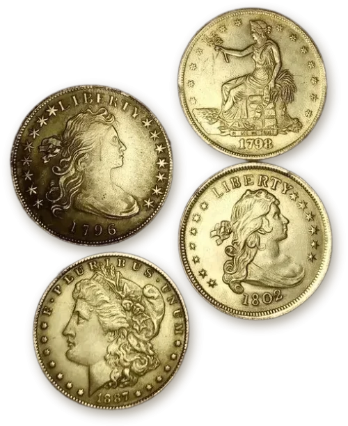 These are expamples of various fake coins.