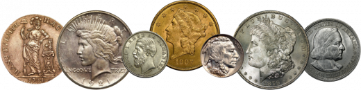 Mixed Group of US and World Coins