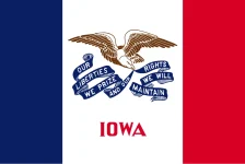 Obverse of the Iowa state quarter, a coin our Iowa coin dealers can appraise.