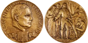 maryland-tercentenary-medal maryland-tercentenary-medal