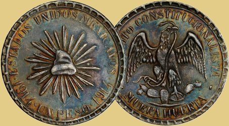 An attractive Mexico Peso similar to ones that we provide Free appraisals and offers on.