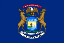 michigan-state-flag The Michigan state flag, representing our service as a trusted Michigan coin dealer.