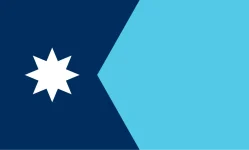 The Minnesota state flag, representing our service as a trusted Minnesota coin dealer.