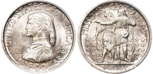 Missouri-Centennial-Commemorative-Half-Dollar The Missouri Centennial Half Dollar, a classic commemorative coin appraised by an expert Missouri coin dealer.