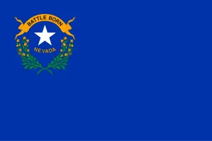 The Nevada state flag, representing our service as a trusted Nevada coin dealer.