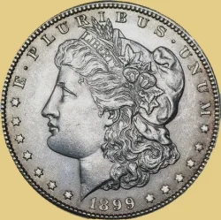 Rare Morgan Silver Dollar.
