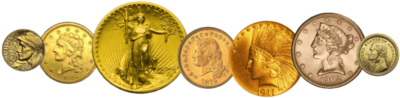 US Gold Coin Information & Value Guide | American Rarities