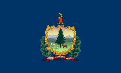 The Vermont state flag, representing our service as a trusted Vermont coin dealer.